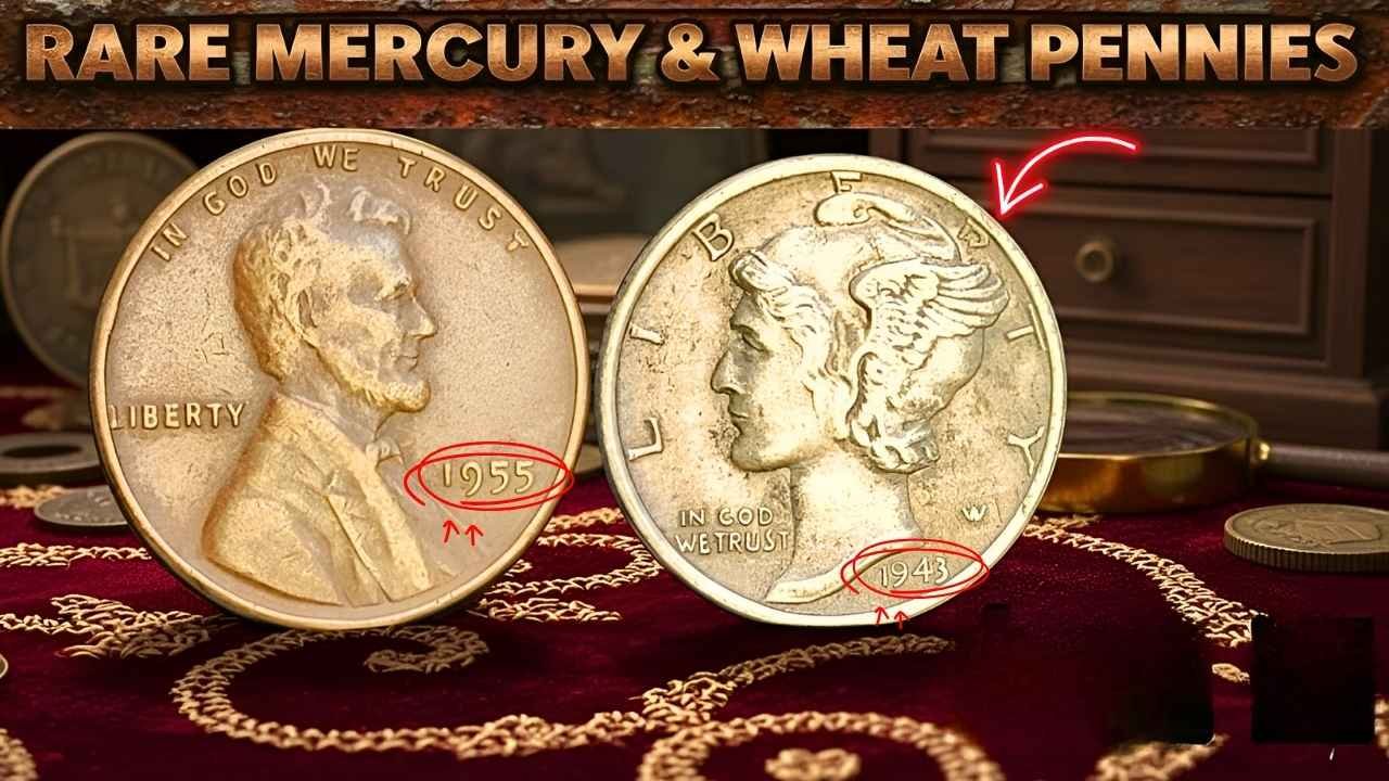 10 Rare Mercury & Wheat Pennies That Have Sold for Over $1 Million Combined