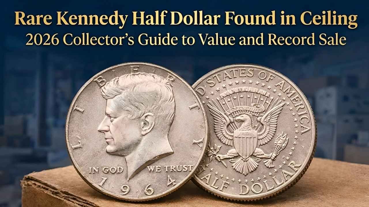 Rare Kennedy Half Dollar Found in Ceiling 2026 Collector’s Guide to Value and Record Sale